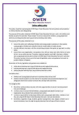 Online Safety Policy