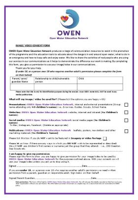 Image Video Consent Form